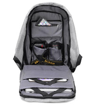Load image into Gallery viewer, USB Charging Anti Theft Backpack Men Travel Backpack
