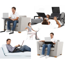 Load image into Gallery viewer, Adjustable Ergonomic Portable Aluminum Laptop Desk. (Mouse Pad Included)