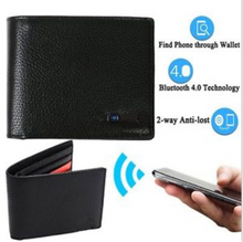 Load image into Gallery viewer, Genuine Leather High Quality Anti Lost Intelligent Bluetooth Purse