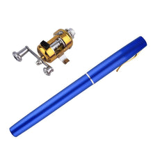 Load image into Gallery viewer, TRAVELING PORTABLE POCKET PEN FISHING POLE