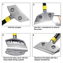 Load image into Gallery viewer, handled scraper wallpaper stripping tool set Clean Glass window scraper -razor scraper tool kit-5 Pieces