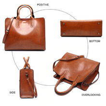Load image into Gallery viewer, Leather Handbags Big High Quality Casual Female Bags Brand Shoulder Bag Ladies Large