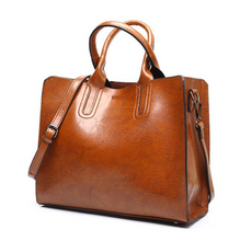 Load image into Gallery viewer, Leather Handbags Big High Quality Casual Female Bags Brand Shoulder Bag Ladies Large