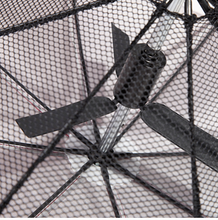 Load image into Gallery viewer, Anti-UV Sunny and Rainy Long-handle Umbrella With Fan