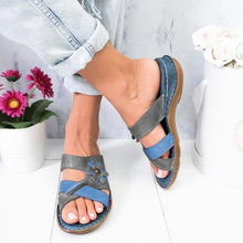 Load image into Gallery viewer, Women's Summer Floral Comfortable Sandals