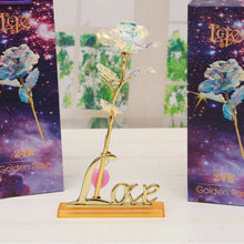 Load image into Gallery viewer, Bunte Galaxy Rose mit Love