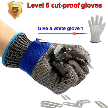 Load image into Gallery viewer, 5 LevelSteel WireCut Prevention Gloves