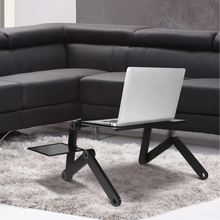 Load image into Gallery viewer, Adjustable Ergonomic Portable Aluminum Laptop Desk. (Mouse Pad Included)