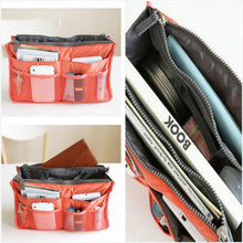 Load image into Gallery viewer, Lady Travel Insert Handbag Organiser Purse Large Liner Storage Bags