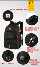 Load image into Gallery viewer, Men's Water Resistant Backpack with USB Charging &amp