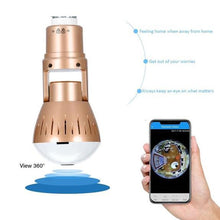 Load image into Gallery viewer, Light Bulb WiFi Security Camera