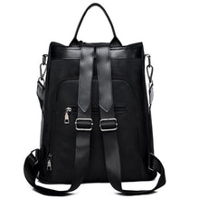 Load image into Gallery viewer, Women's Anti-theft Oxford Backpack - Water Resistant