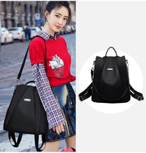Load image into Gallery viewer, Women's Anti-theft Oxford Backpack - Water Resistant