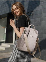 Load image into Gallery viewer, Women's Anti-theft Oxford Backpack - Water Resistant