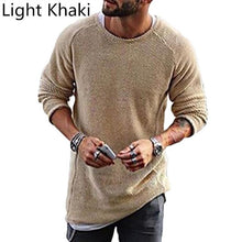 Load image into Gallery viewer, Stylish Sweaters Knitted Long Sleeve Tops Pullovers Hiphop Men's Sweater Solid Loose Fit Autumn Men Casual Clothes Hombre