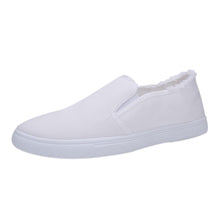 Load image into Gallery viewer, Men's Single Shoes College Style Canvas White Shoes Student Shoes