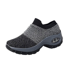 Load image into Gallery viewer, Mesh Shoes Thick Bottom Platform Shoes Air Cushion Women's Shoes Rocking Shoes