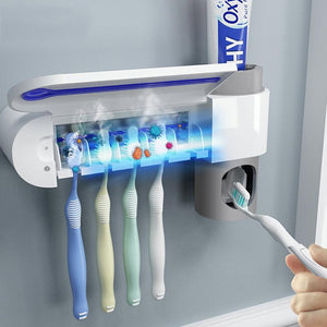 Toothbrush Sterilizer Automatic Aqueezer Toothbrush Holder