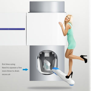 Toothbrush Sterilizer Automatic Aqueezer Toothbrush Holder