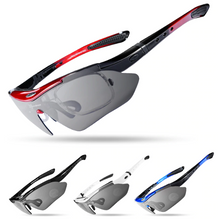 Load image into Gallery viewer, UNISEX POLARIZED CYCLING SUNGLASSES - 5 LENS
