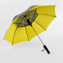 Load image into Gallery viewer, Anti-UV Sunny and Rainy Long-handle Umbrella With Fan
