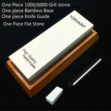 Load image into Gallery viewer, Adaee Size 7.1'*2.4*1.1 One Piece Double Sides Knife Sharpener Whetstone Sharpening Stones
