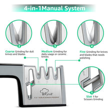 Load image into Gallery viewer, 4 in 1 Diamond Coated&amp;Fine Ceramic Rod Knife Shears
