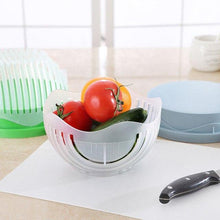 Load image into Gallery viewer, Salad Cutting Bowl Kitchen Gadget Drain Basket Fruit and Vegetable Washing Basket
