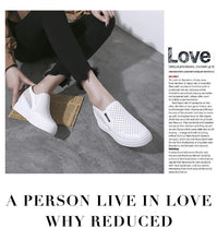 Load image into Gallery viewer, 2019  Fashion Summer  Woman Footwear Shoes Wedges Sneakers Hidden Heels
