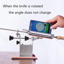 Load image into Gallery viewer, PRO Knife Sharpener Professional with3 whetstone Newest  Portable 360 Degree Rotation Fixed angle Apex edge KME system
