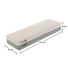 Load image into Gallery viewer, Professional Kitchen Knife Sharpener Stone Double Side White Corundum Whetstone Grindstone Japanese Sharpening Tool Bamboo Base
