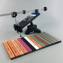 Load image into Gallery viewer, Ruixin Pro II Professional Knife Sharpener chef Knife Sharpening System Pencil Apex edge Sharpener 4 whetstone stones bars
