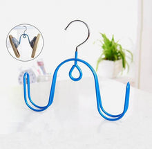 Load image into Gallery viewer, Colorful Non Slip Plastic Coated Stainless Steel Hangers for Shoes
