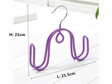 Load image into Gallery viewer, Colorful Non Slip Plastic Coated Stainless Steel Hangers for Shoes
