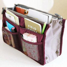 Load image into Gallery viewer, Lady Travel Insert Handbag Organiser Purse Large Liner Storage Bags

