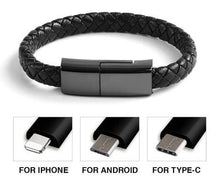 Load image into Gallery viewer, On-the-Go USB Charging Bracelet
