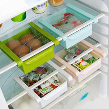 Load image into Gallery viewer, Fridge Freezer Space Saver Organizer Storage Rack Shelf Holder Drawer
