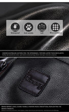Load image into Gallery viewer, Men's Leather USB Charging Backpack - Anti Theft
