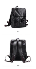 Load image into Gallery viewer, Men's Leather USB Charging Backpack - Anti Theft
