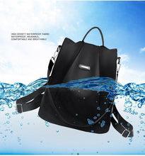 Load image into Gallery viewer, Women's Anti-theft Oxford Backpack - Water Resistant
