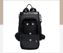 Load image into Gallery viewer, Women's Anti-theft Oxford Backpack - Water Resistant
