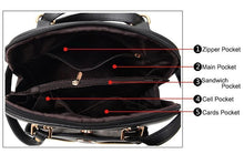 Load image into Gallery viewer, Women's Anti Theft Leather Backpack
