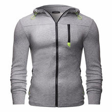 Load image into Gallery viewer, Fashion Men's Sweatshirts Zipper Hoodies Bodybuilding Jogger Workouts Cotton Fleece Hoody Hooded Sweatshirt Men Clothes Hombre
