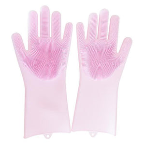 Magic Rubber Silicone Dish Washing Gloves